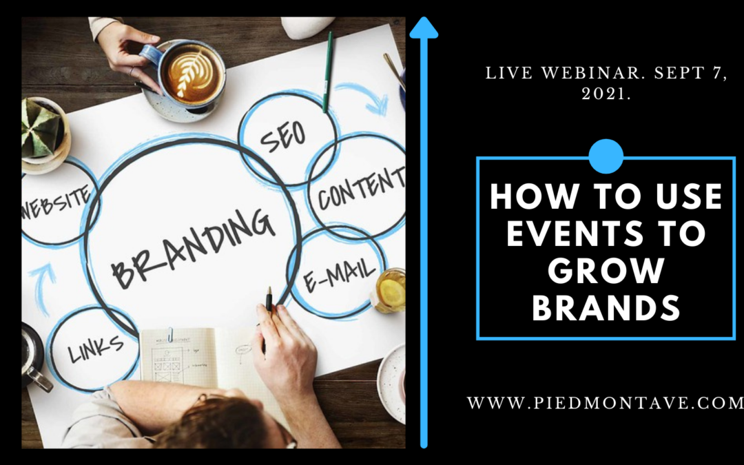 Webinar How to Use Events to Grow Brands | September 7, 2021 | David Mitroff, Ph.D.