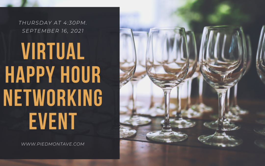 Virtual Happy Hour Networking Event | September 16, 2021 | David Mitroff, Ph.D.