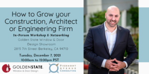 Live Workshop|How to Grow Your Construction, Architect or Engineering Firm