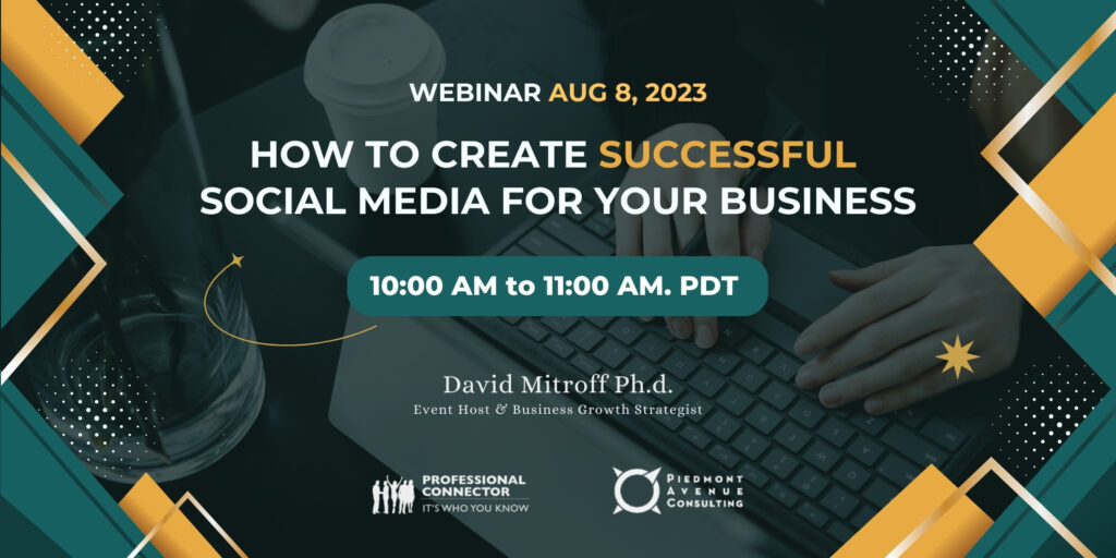 How to Create Successful Social Media for your Business - Live Webinar